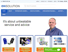 Tablet Screenshot of onsolution.com.au